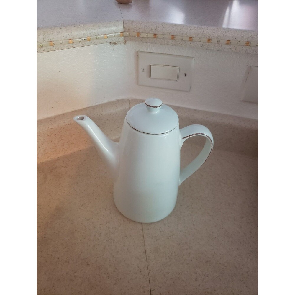 Pottery Barn Ceramic Teapot / Coffee Pot